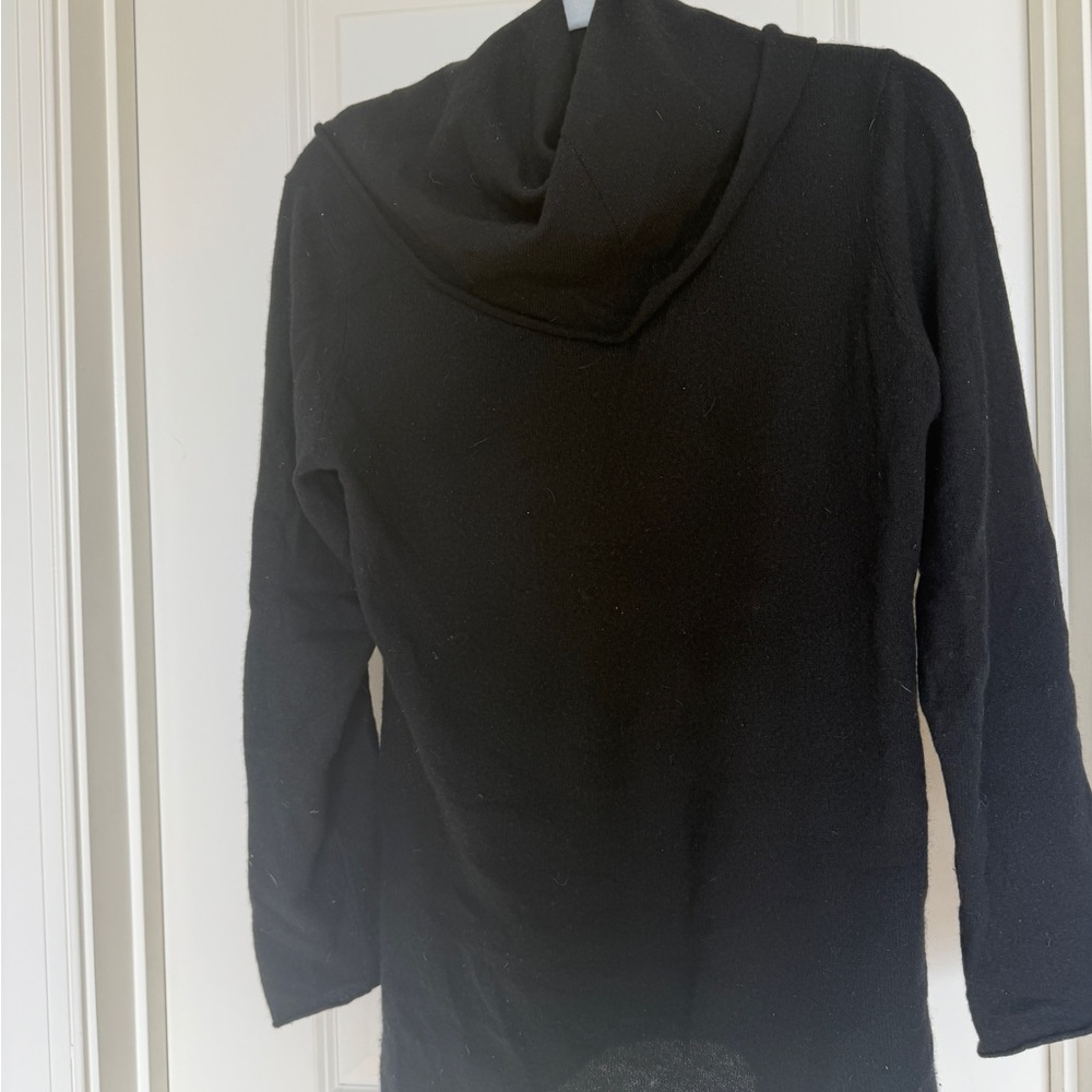 Magaschoni Black Cowl Neck cashmere Sweater